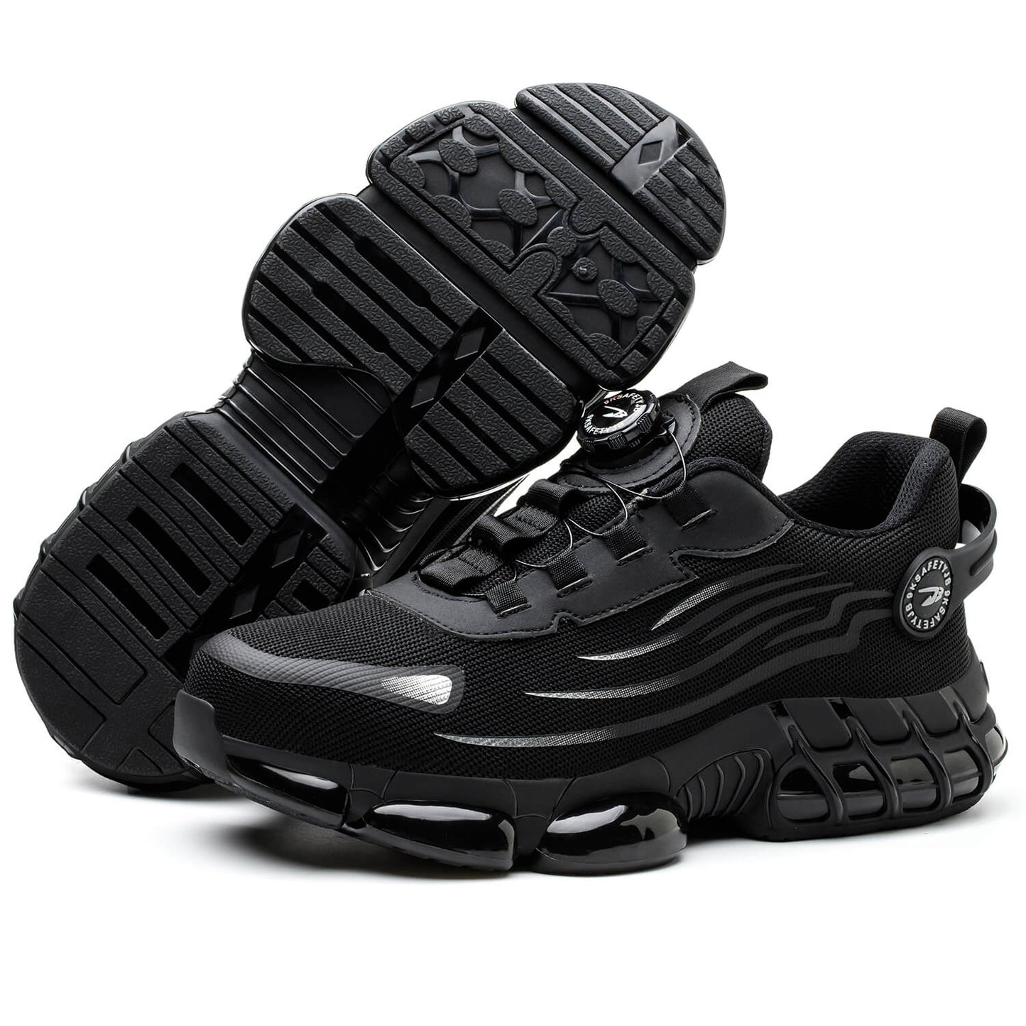Maven Steel Toe Knob Lacing Work Sneakers