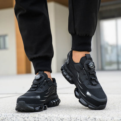 Maven Steel Toe Knob Lacing Work Sneakers