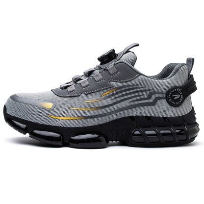 Maven Steel Toe Knob Lacing Work Sneakers