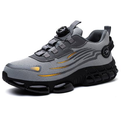 Maven Steel Toe Knob Lacing Work Sneakers