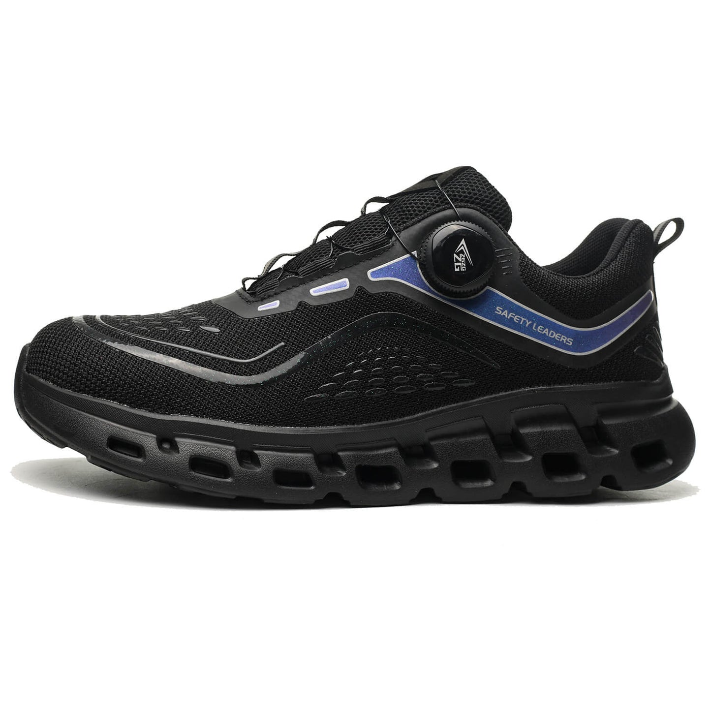 Maven Knob Lacing Stylish Steel Toe Work Sneakers