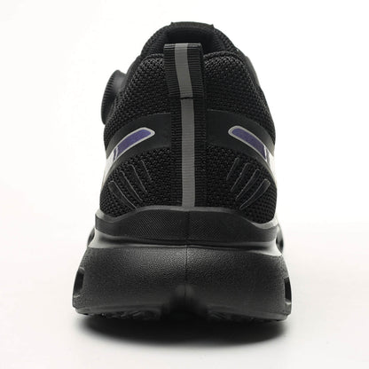 Maven Knob Lacing Stylish Steel Toe Work Sneakers