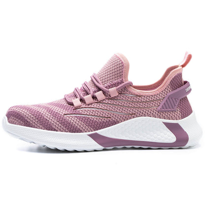 Women's Stylish Lightweight Steel Toe Sneakers