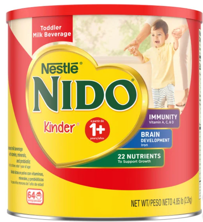 Nestle Nido Kinder 1+ Toddler Powdered Milk, 4.85 lbs