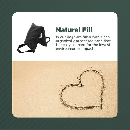 Yoga Sandbag 10 lb ( SAND FILLED ) dust free sand bag, yoga, photography, pilates - Made in USA