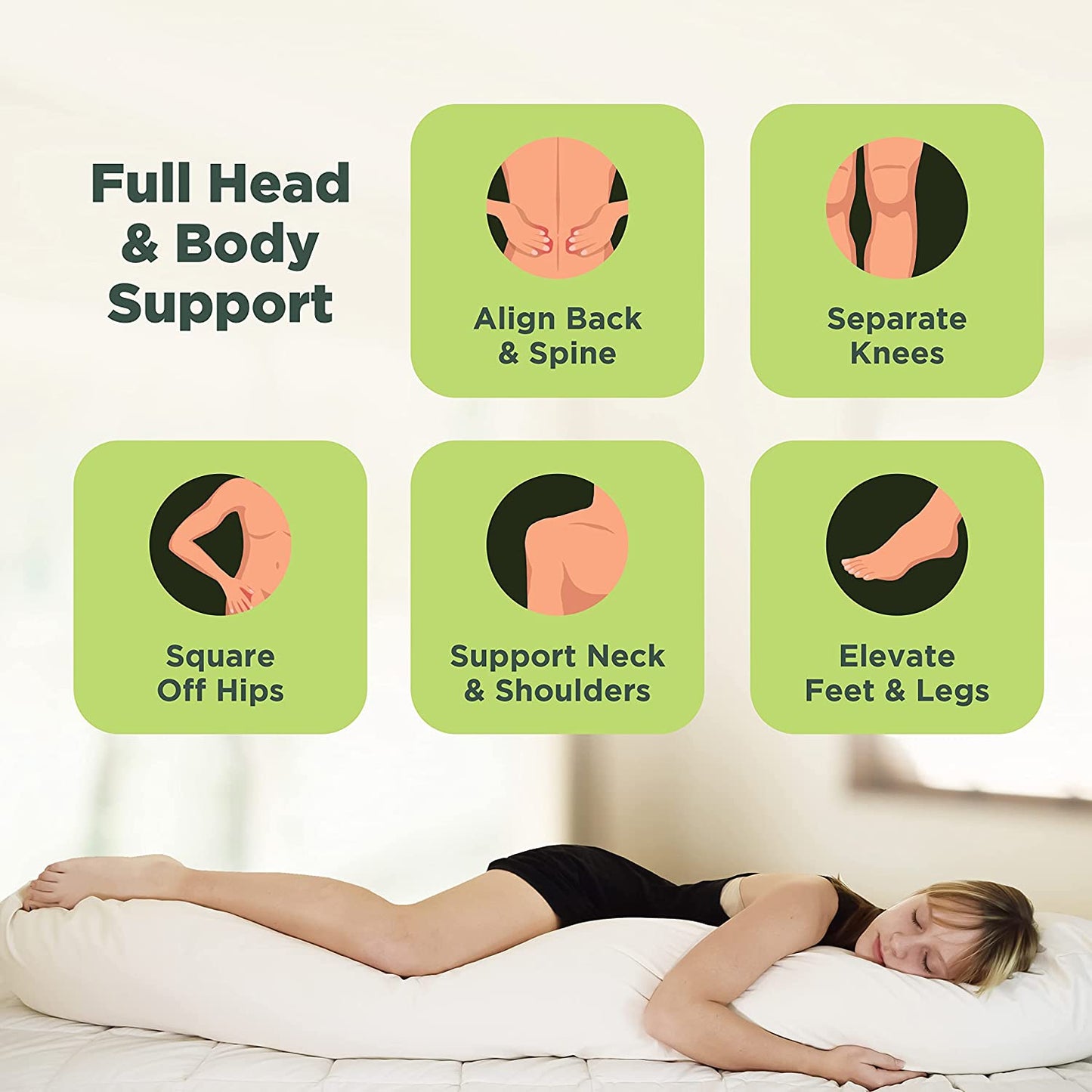 Sleeping Bean or Teen Bean Body Pillow