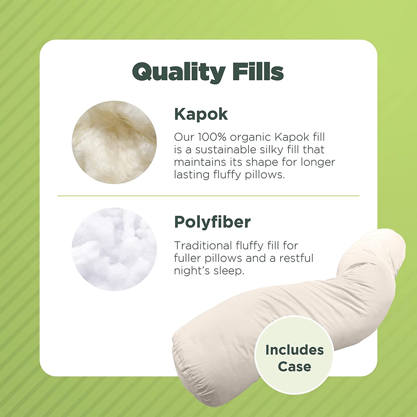 Kidney Bean "Child Size" - Sleeping Comfort Body Pillow