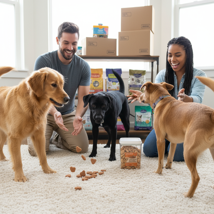 Much Loved Dog Peanut Butter Training Reward Treats - ECO Set (Filled Fresh Keeper +1 Refill)