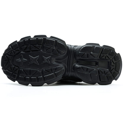 Women's Steel Toe Knob-Lacing Work Sneakers