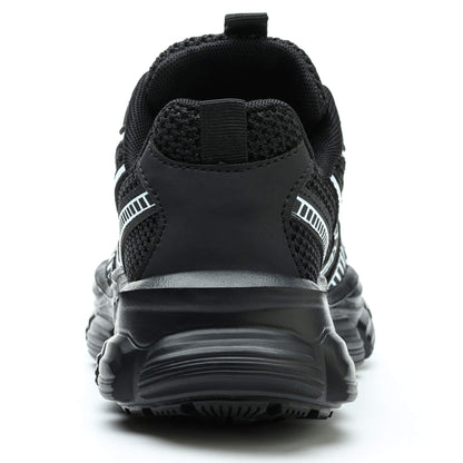 Women's Steel Toe Knob-Lacing Work Sneakers